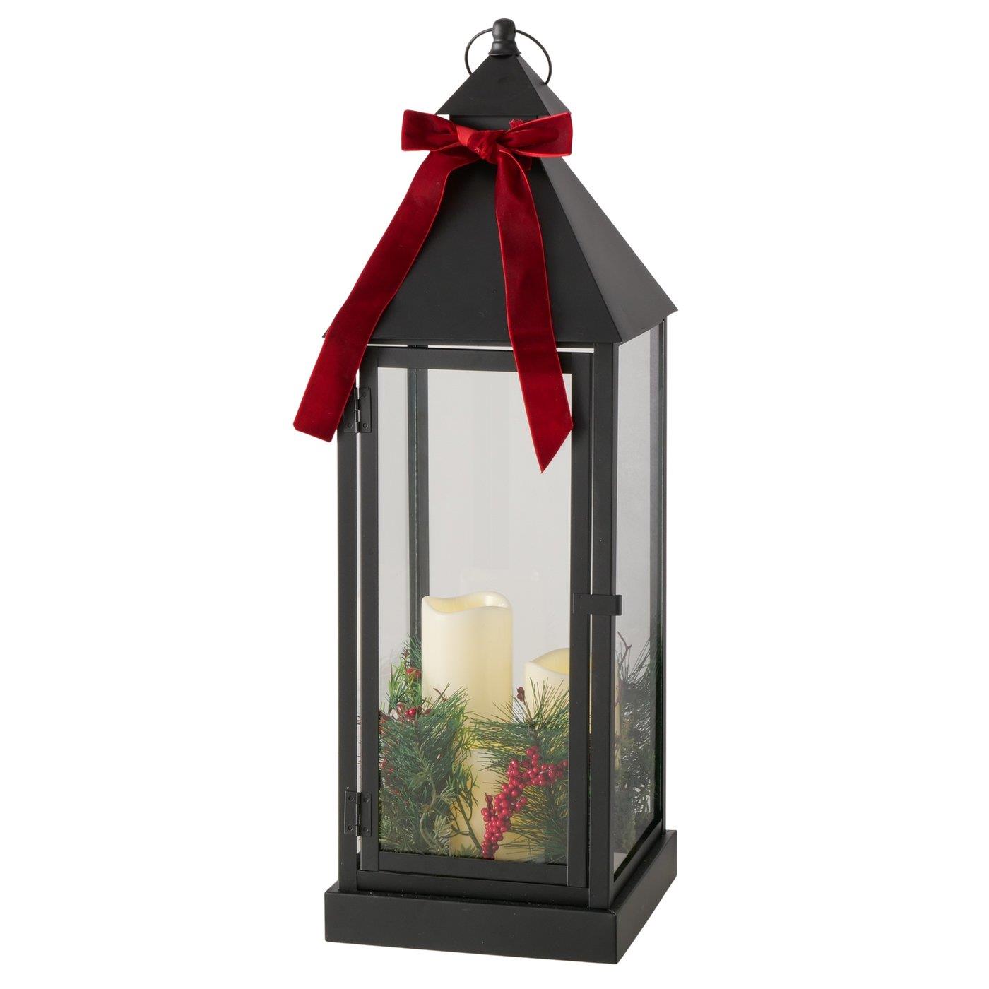 Boltze Home LED Lantaarn 23x23x70cm Zw.
