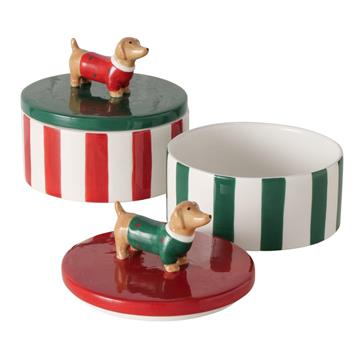 Boltze Home Opbergpot Ø13x15cm Tekkel