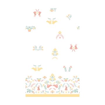 Duni Tafellaken Ornament Easter 138x220c