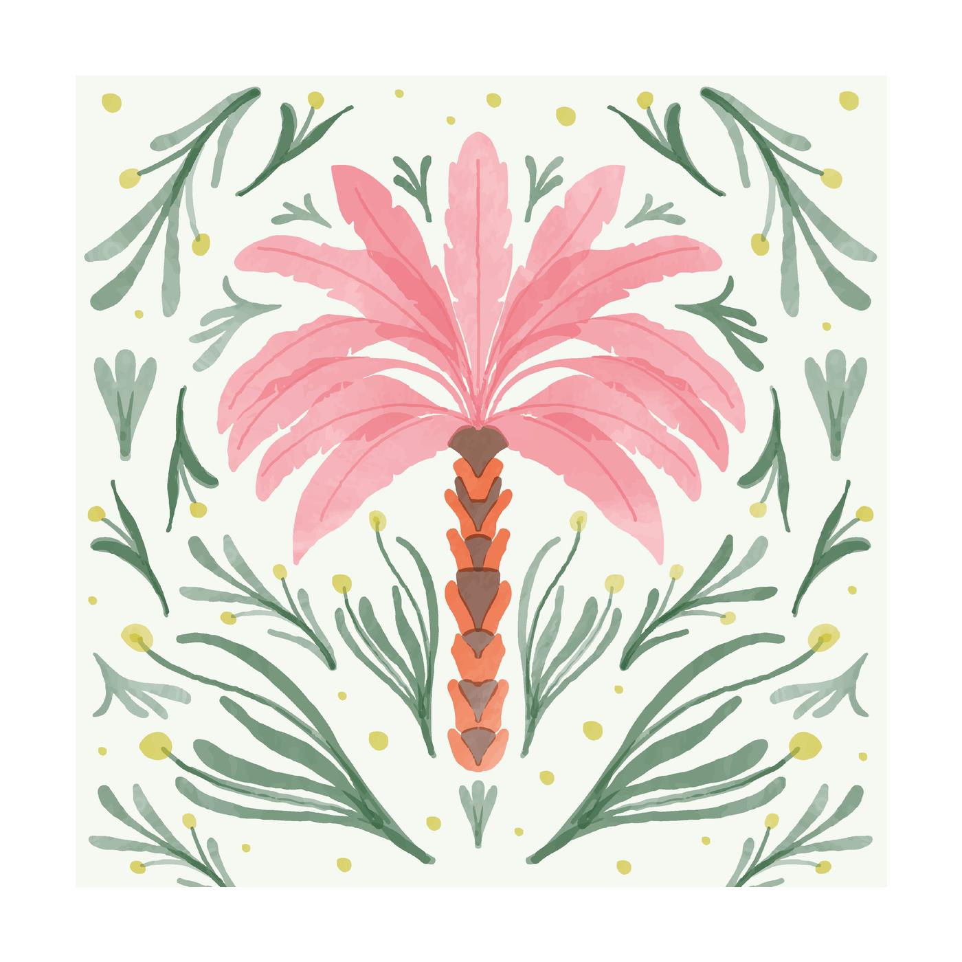 Duni Servetten Palm Oasis 24cm