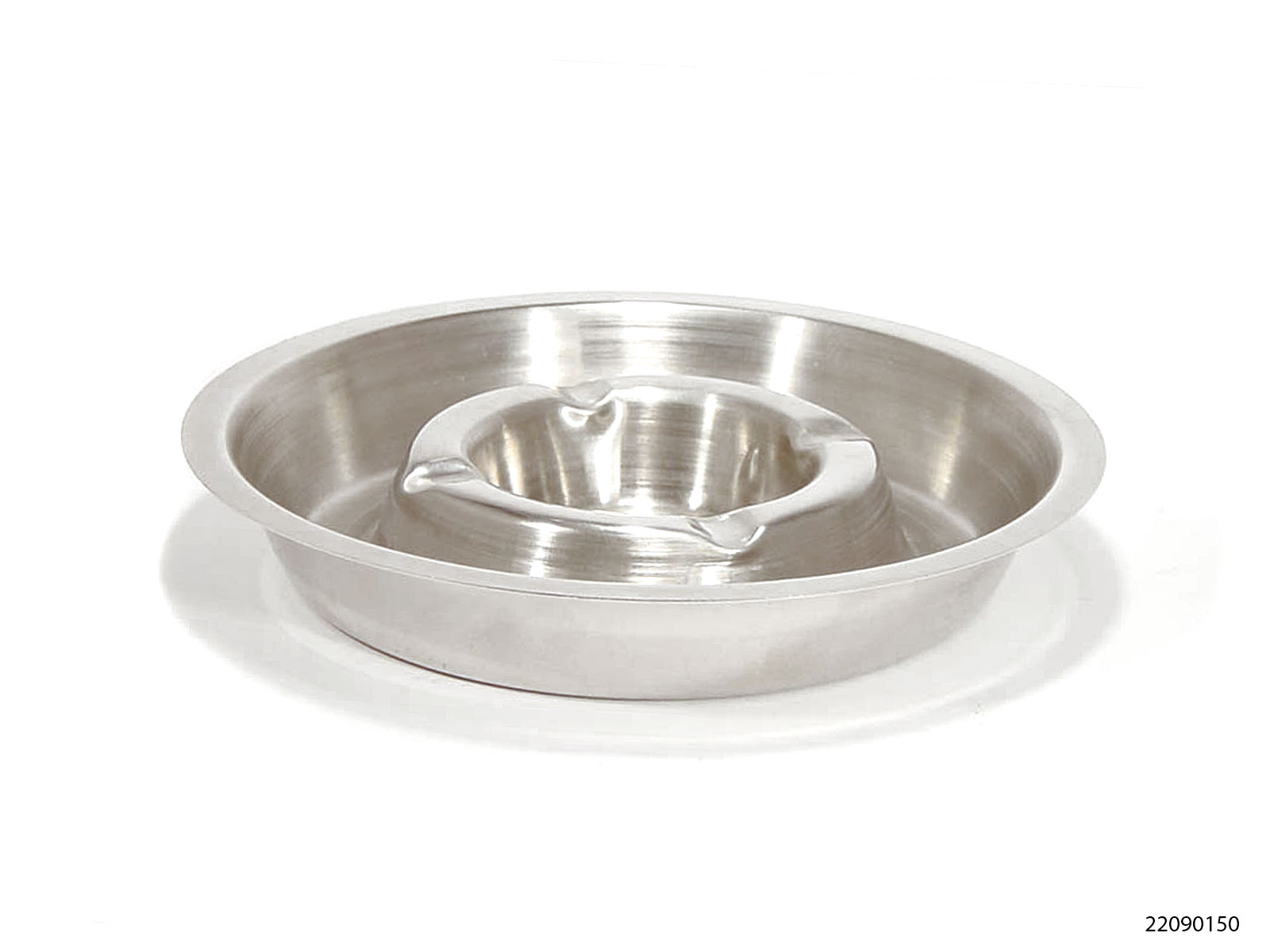 Hotelasbak rvs 16cm