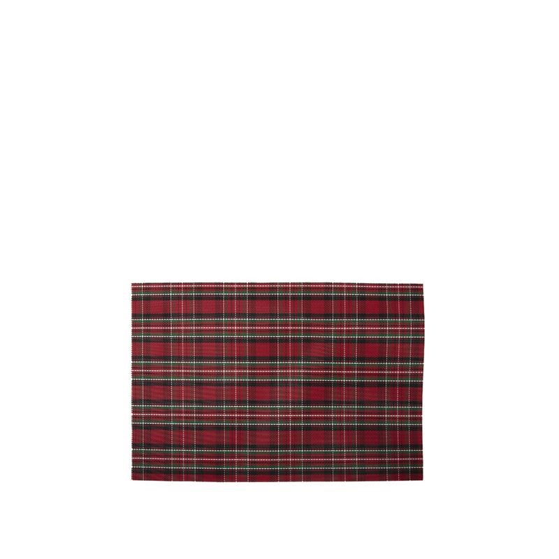 Placemat 30x45cm kerst ruit