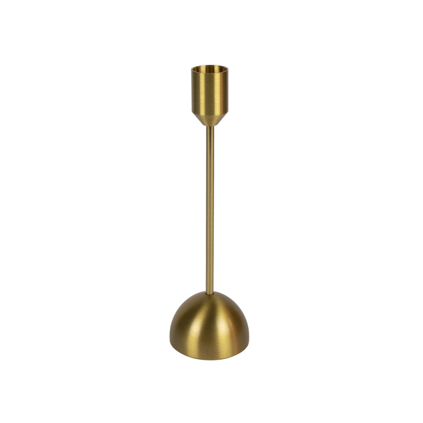 Kandelaar metaal 19,5cm goud