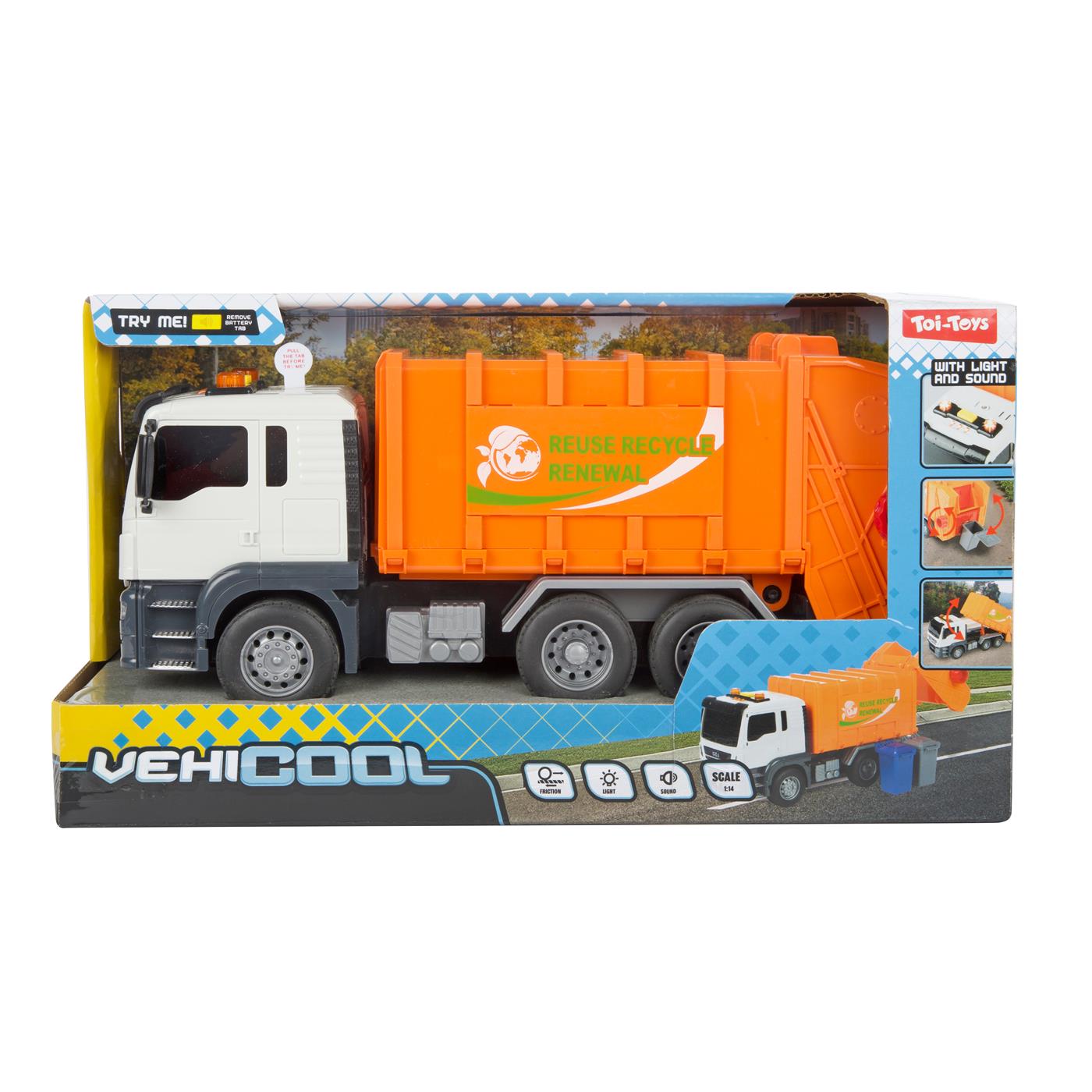 Vehicool Vuilniswagen 21cm -frictie +L-G