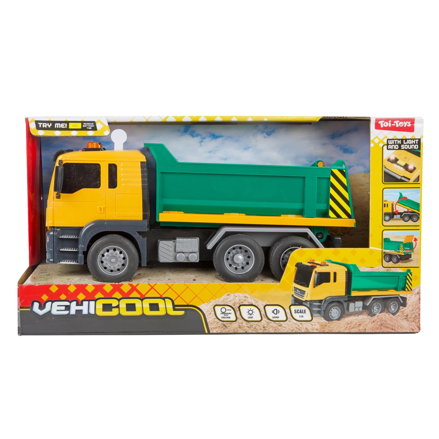 Vehicool Kiepwagen 25cm -frictie +L-G
