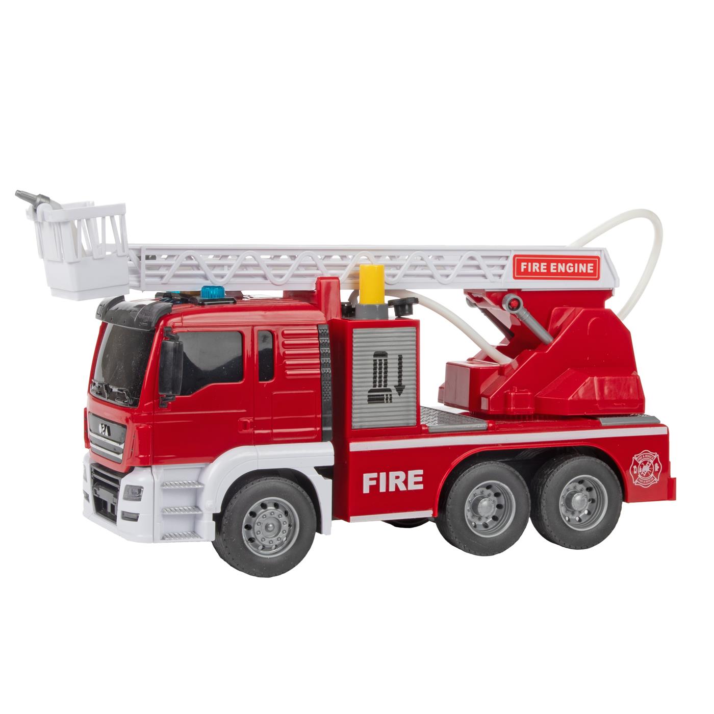 Vehicool Brandweer ladderwagen 28cm
