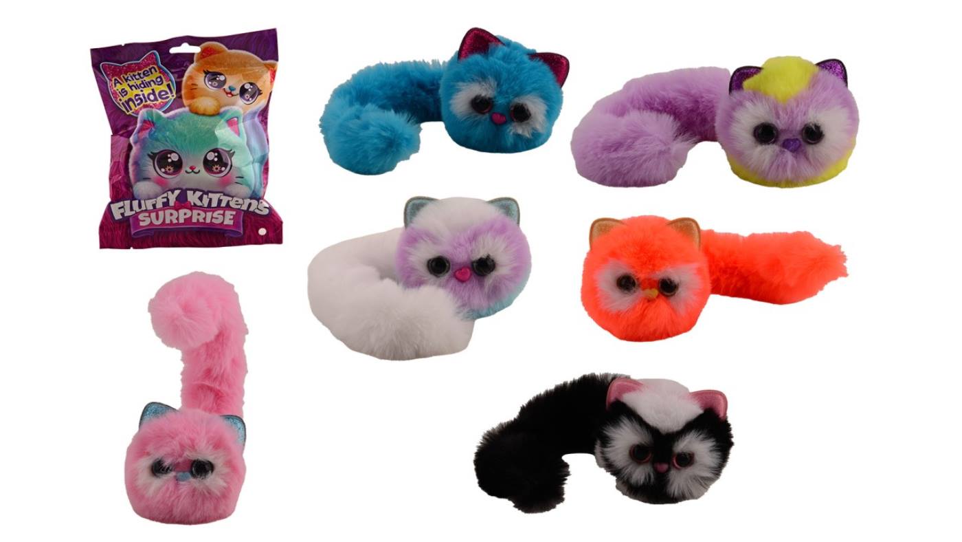 Johntoy Fluffy kitten in surprise bag