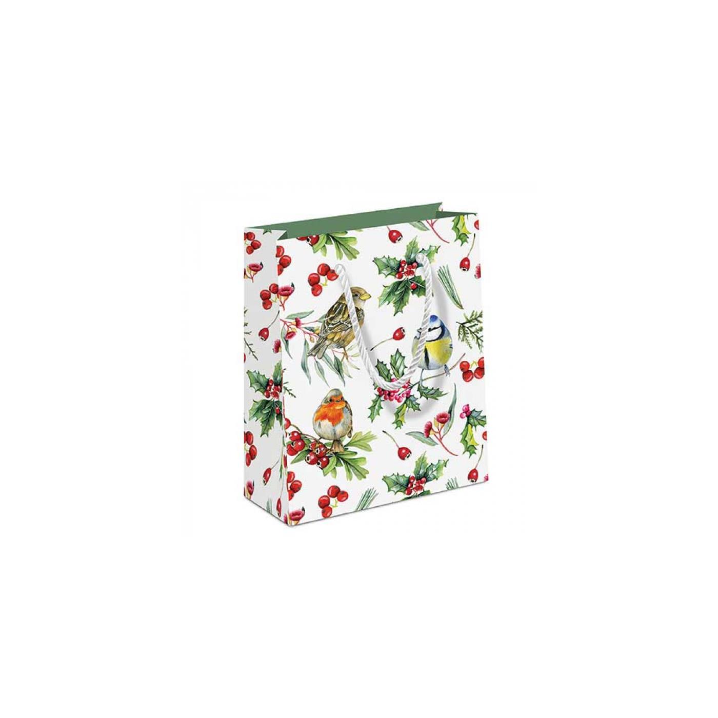 Ambiente Geschenktas Birds in winter