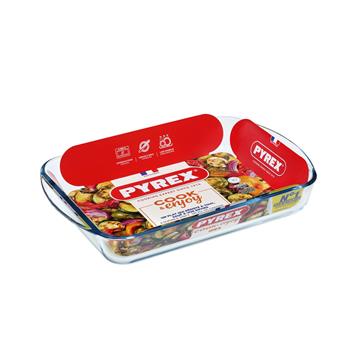 Pyrex ovenschaal 34x23cm 2,6l glas