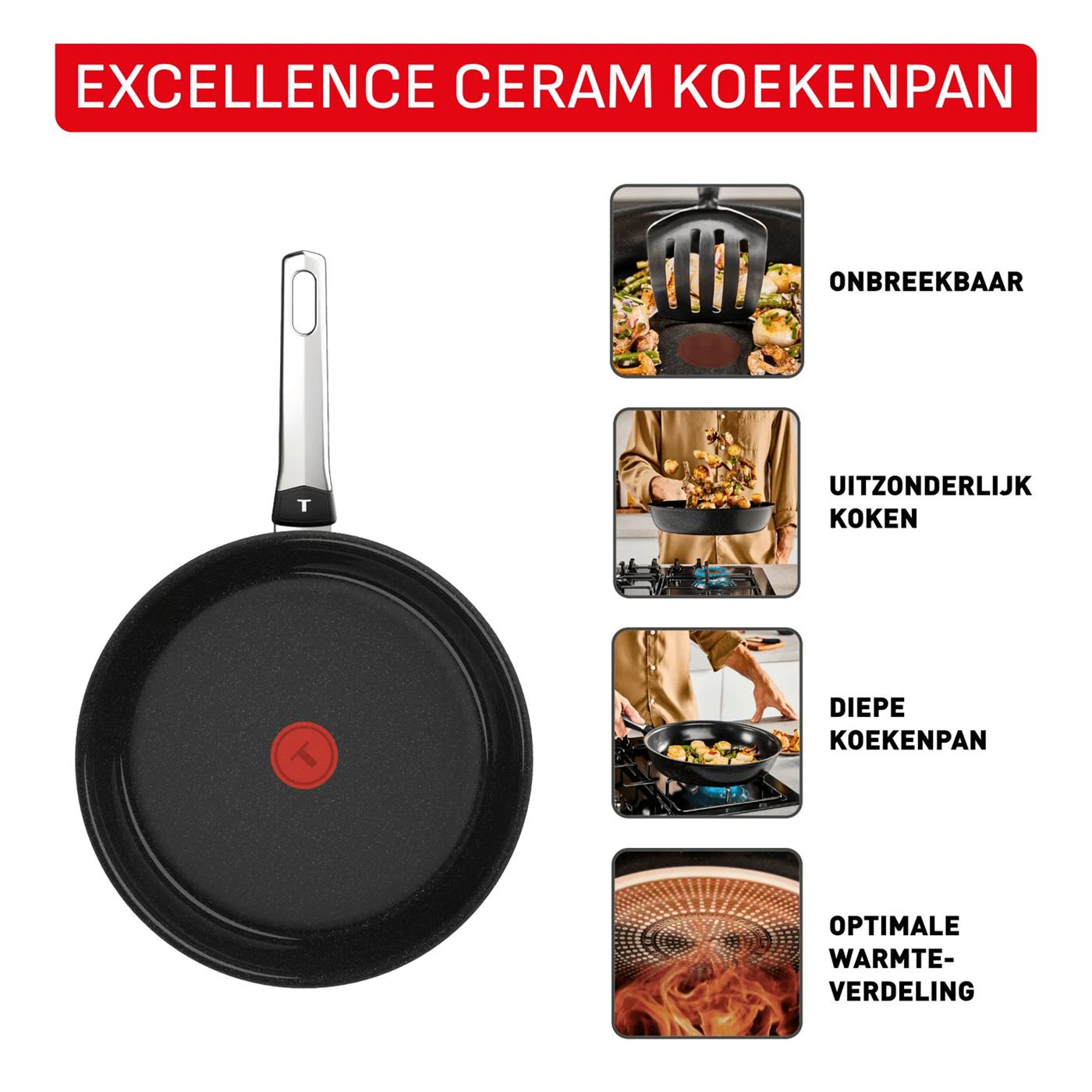 Tefal Excellence Ceramic koekenpan Ø20cm