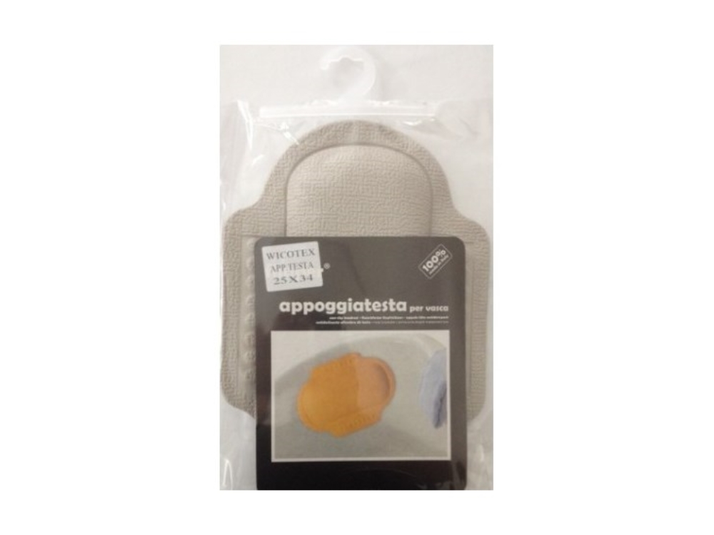 Antislip badkussen 25x34cm grijs