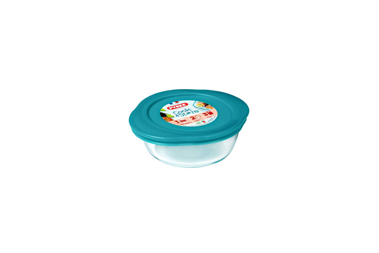 Pyrex bewaarschaal 350ml 14x12x5cm