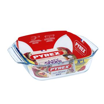 Pyrex ovenschaal vierkant 29x23cm glas