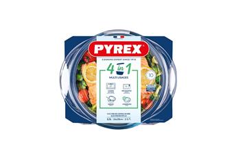 Pyrex ronde ovenschaal met deksel 2,1L