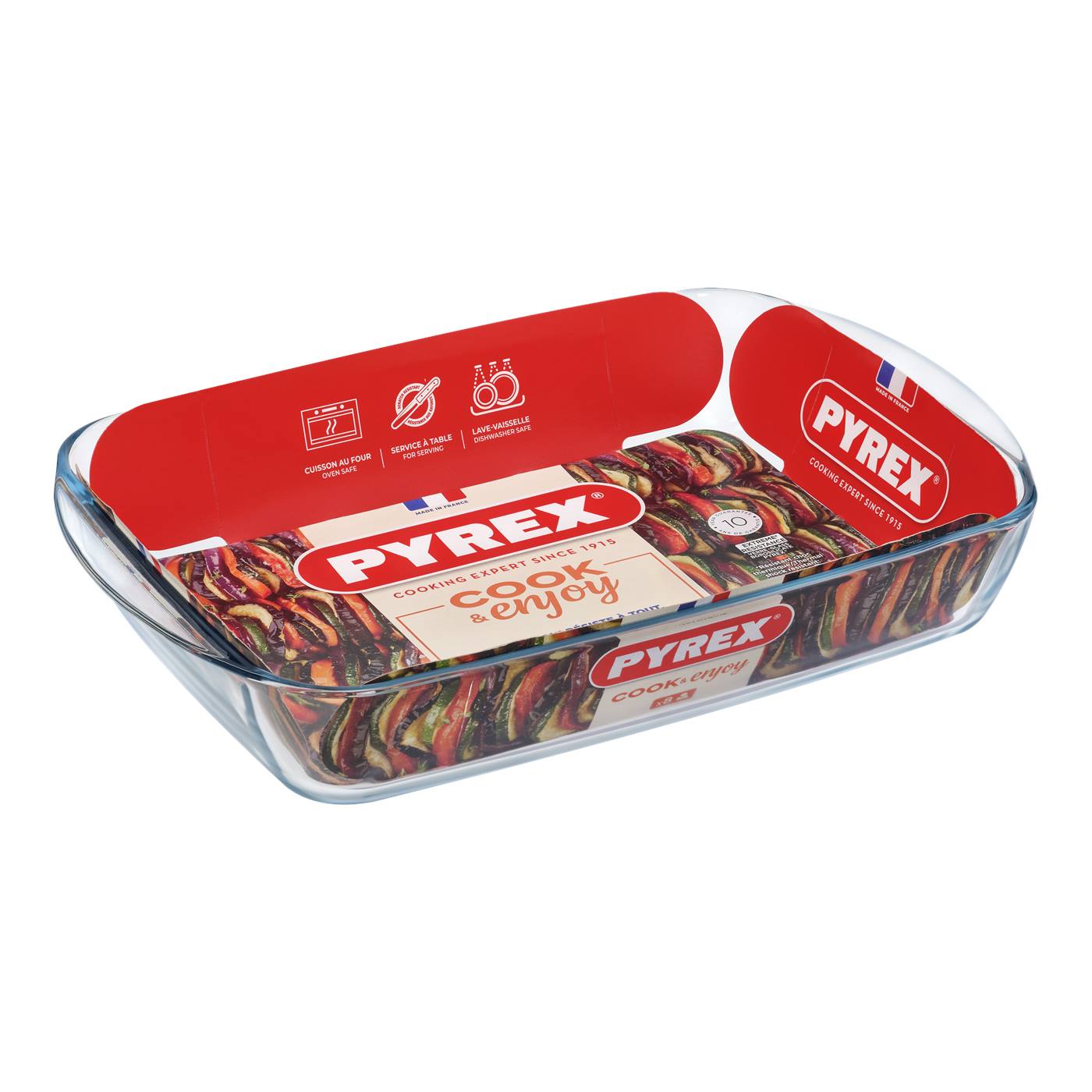 Pyrex ovenschaal 40x27x7cm 4,5l