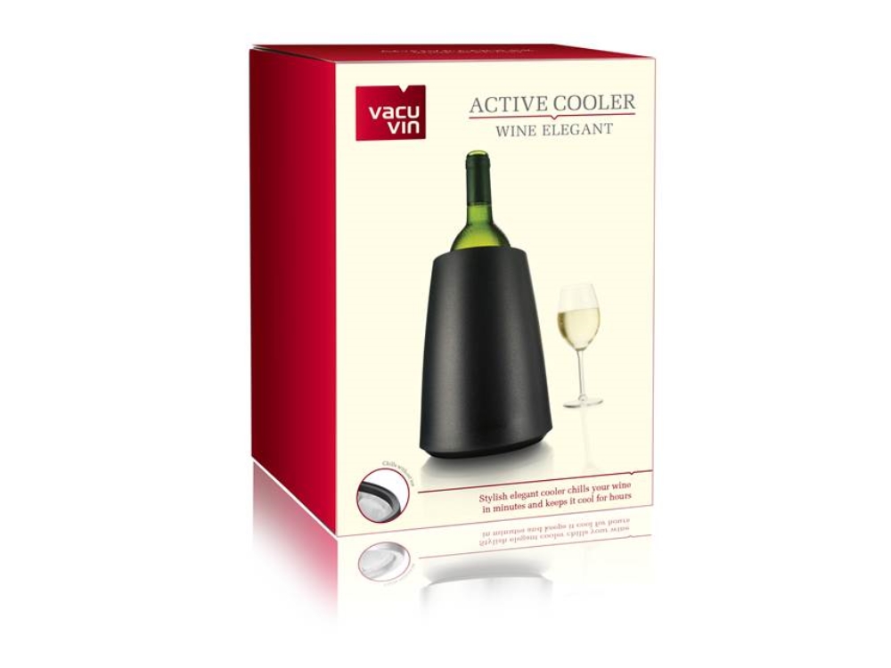 Vacuvin Wijnkoeler elegant zwart