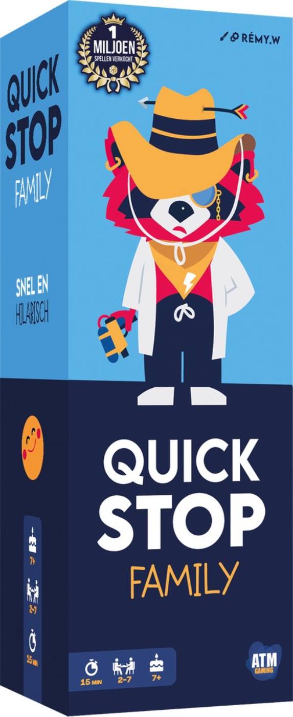 Quickstop Family razendsnel kaartspel