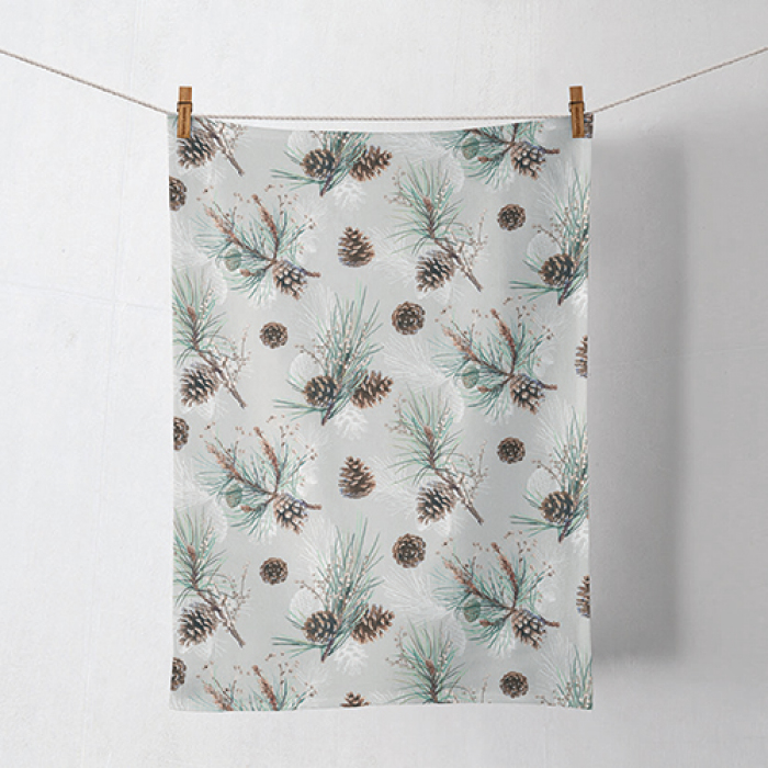 Ambiente Keukendoek Pine Cone All Over