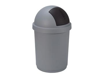 Curver Roll Bullet Bin 50L zilver/zwart