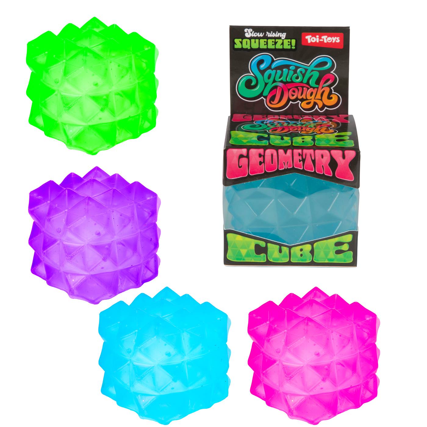 SQUISHDOUGH Knijpkubus -Geometric- 155gr