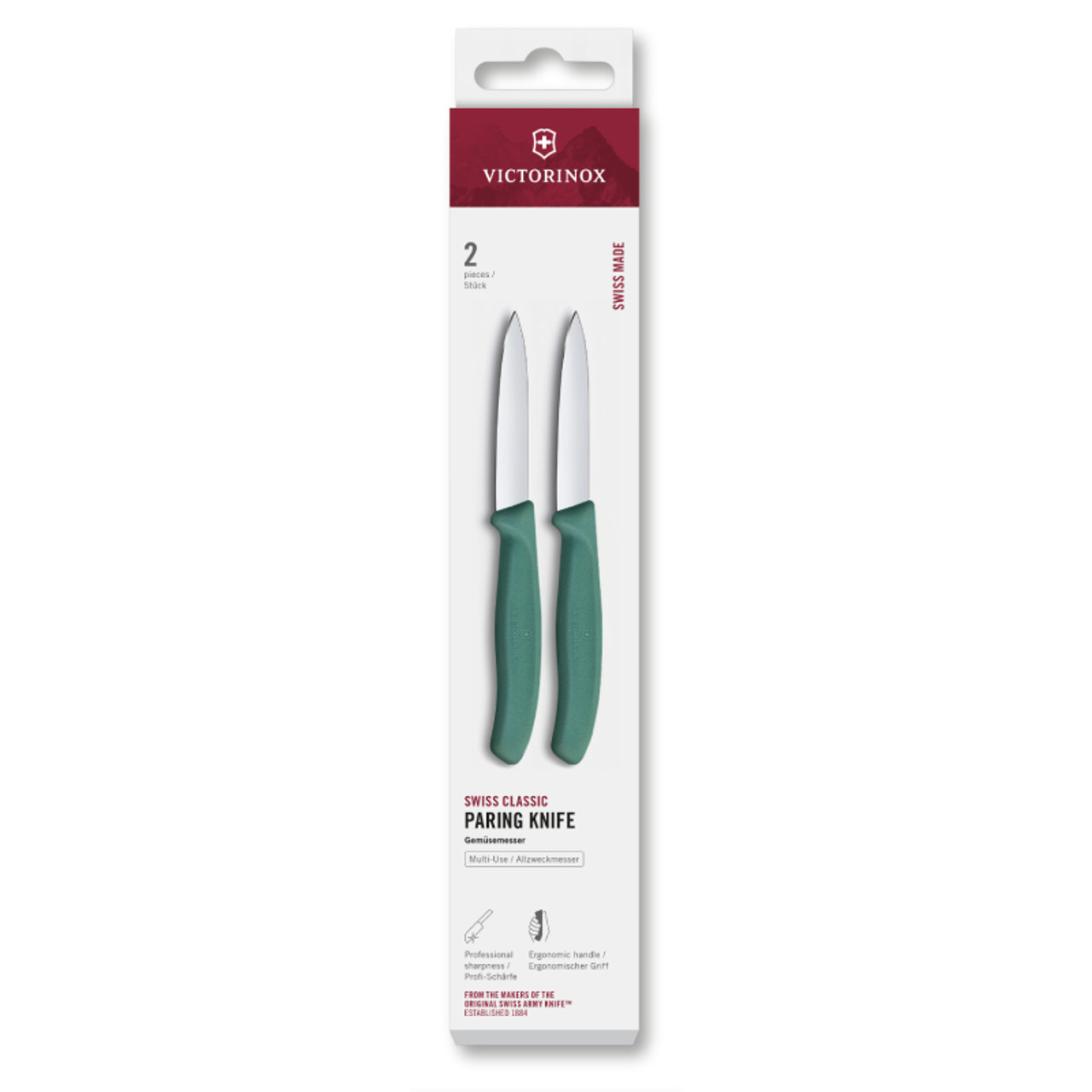 Victorinox Schilmes 2st groen spits 8cm