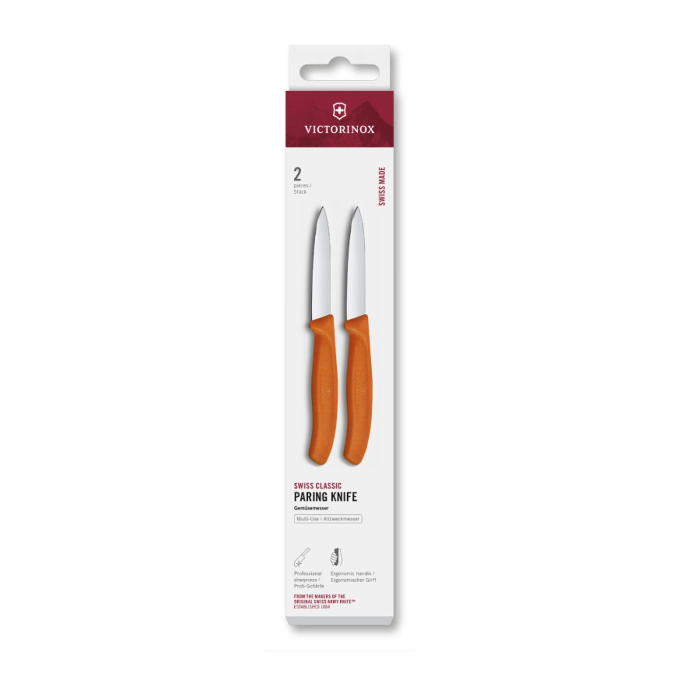 Victorinox Schilmes 2st oranje spits 8cm