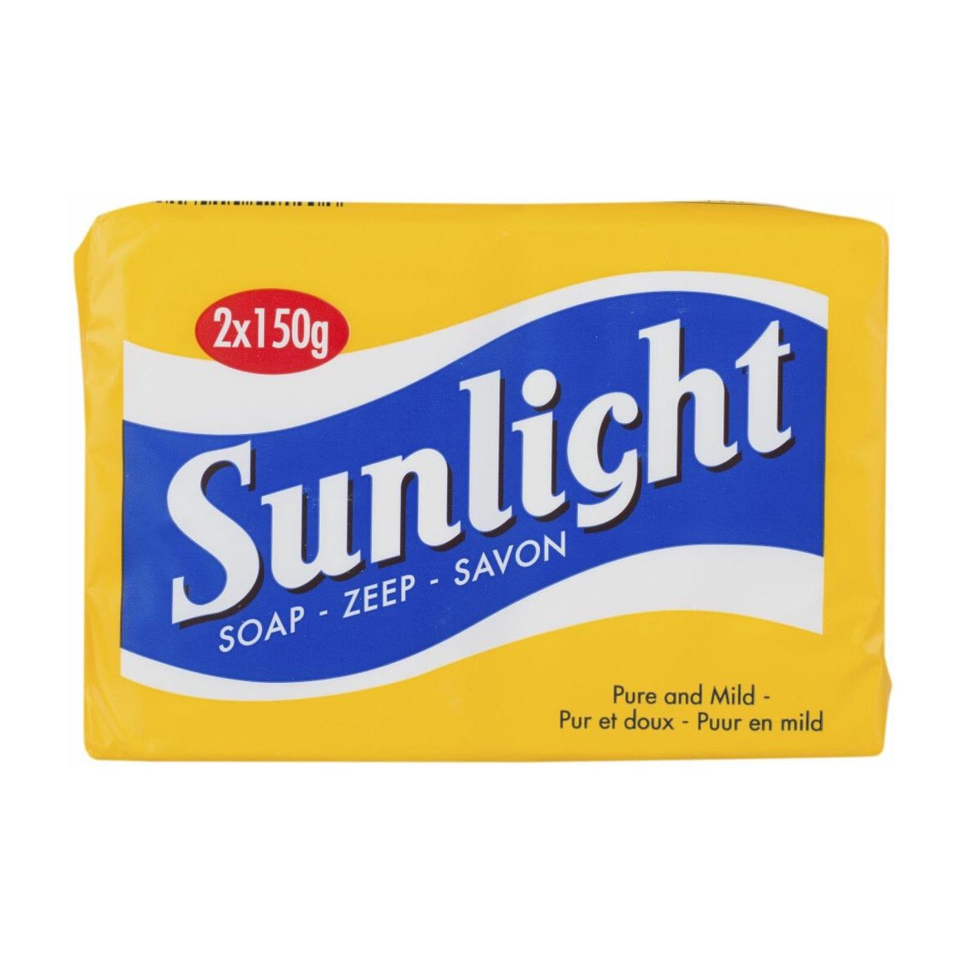 Sunlight zeepblok 2x150gr Pure & Mild