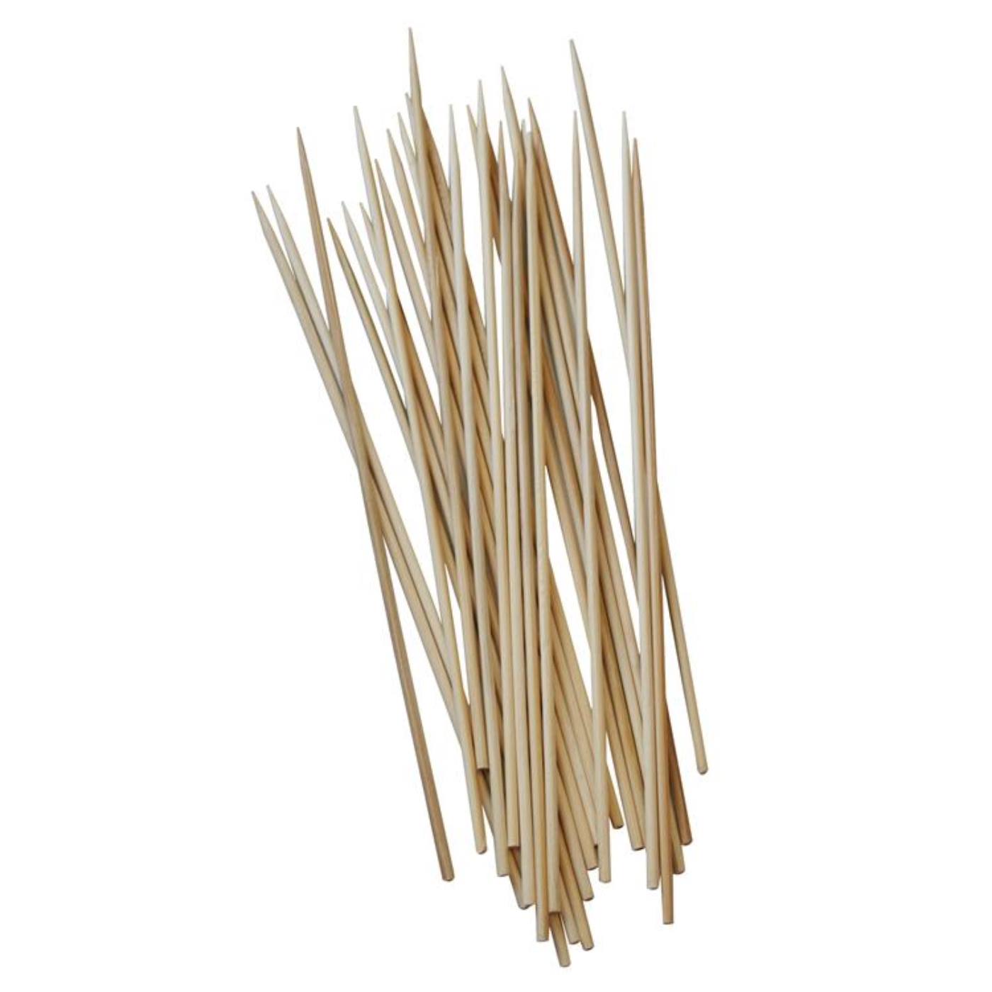 Papstar Sjasliekstokjes hout 20cm 50st