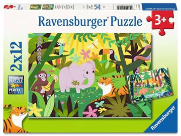 Ravensburger puzzel 2x12 Animal Friends