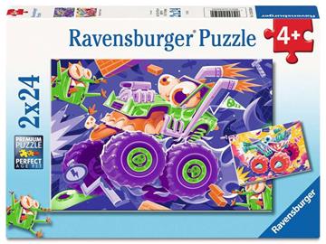 Ravensburger puzzel 2x24 Monster Trucks