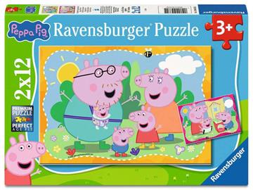 Ravensburger puzzel 2x12 Peppa Pig