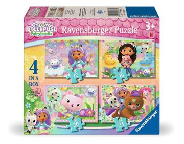 Ravensburger puzzel 4in1 Gabby's huis