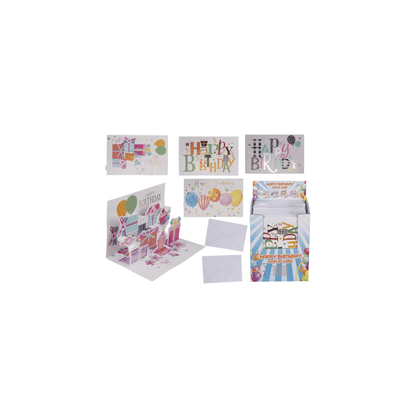 Pop-Up Geschenkkaart Happy Birthday