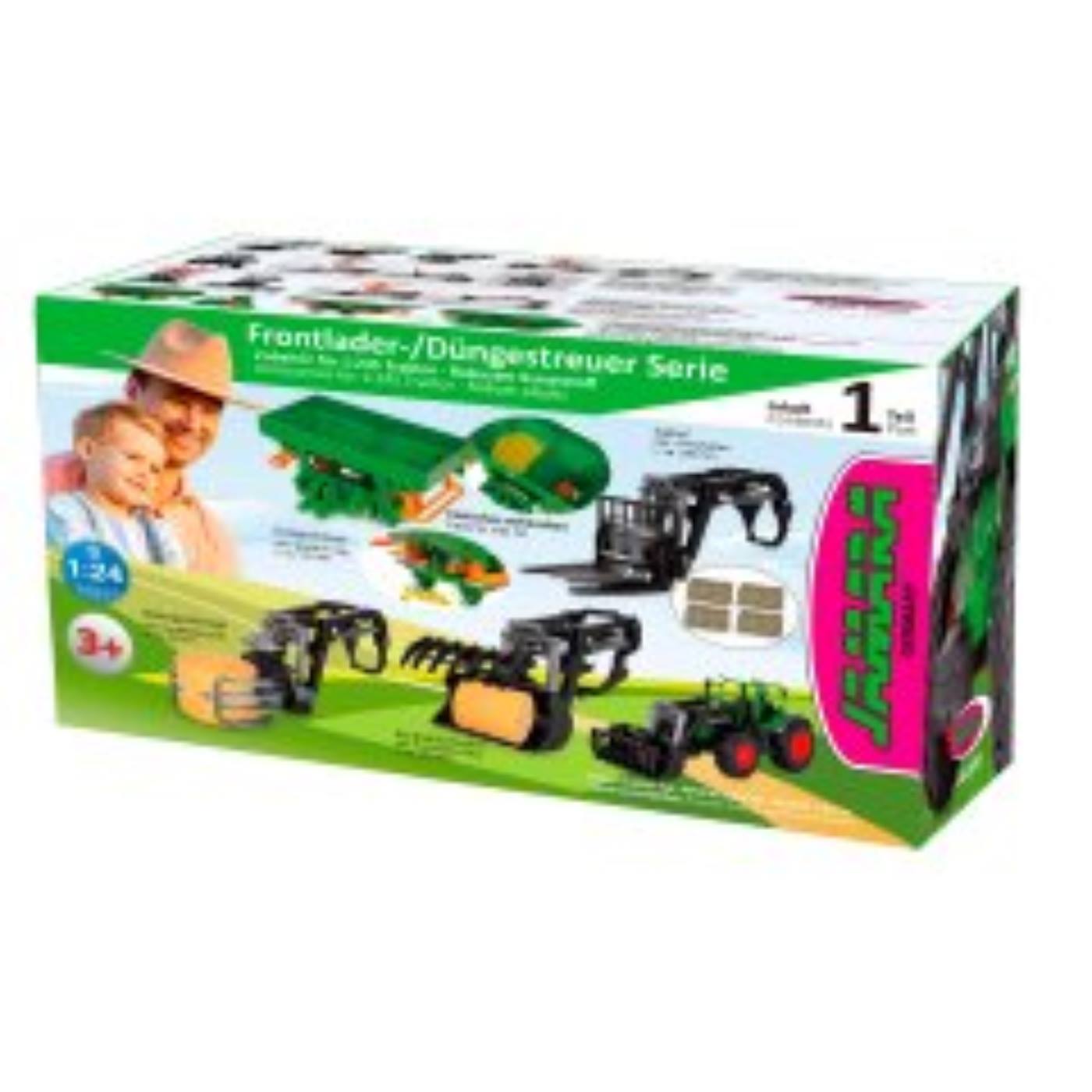 Meststrooier 1:24 inclusief speelgraan