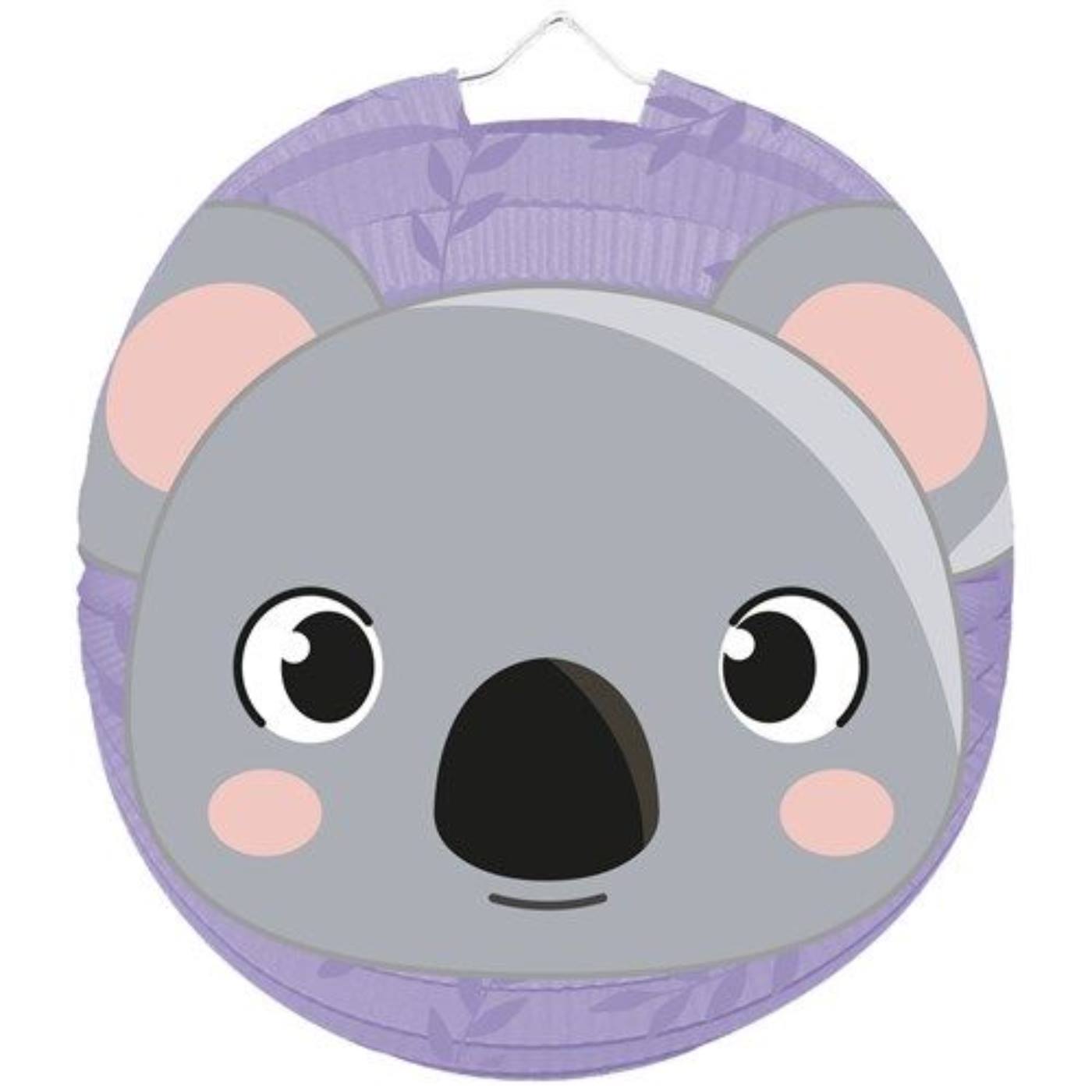 Ballonlampion Koala Ø23cm paars