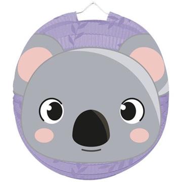 Ballonlampion Koala Ø23cm paars