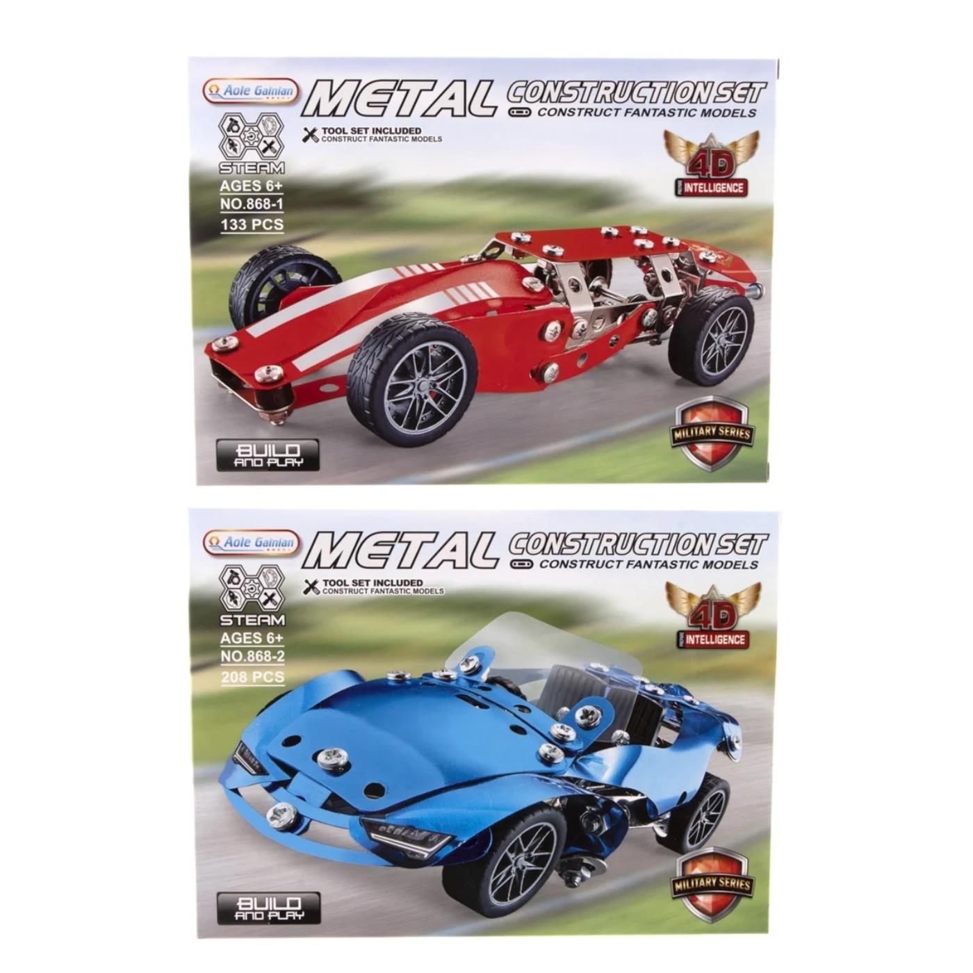 Bouwdoos metaal auto