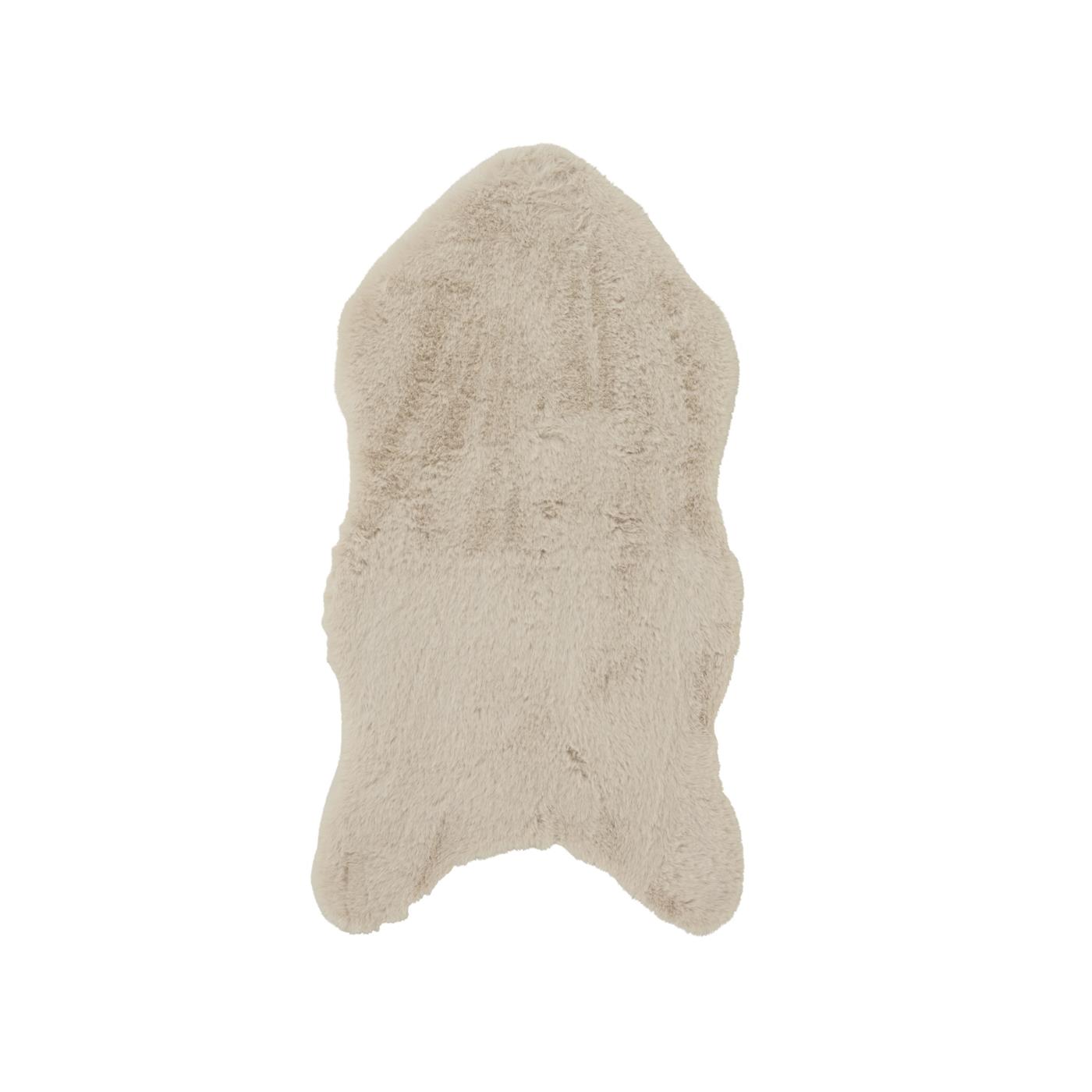 Decoris Kleed Konijn imitatiebont créme