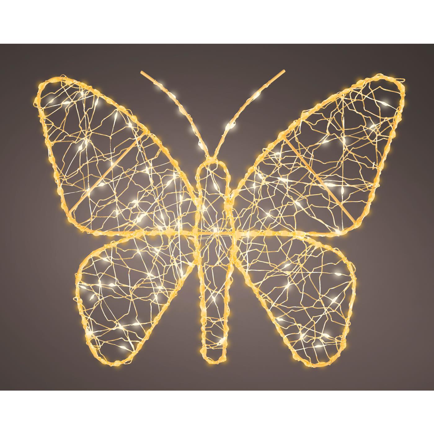 Lumineo Verlichte Figuur Vlinder H30cm