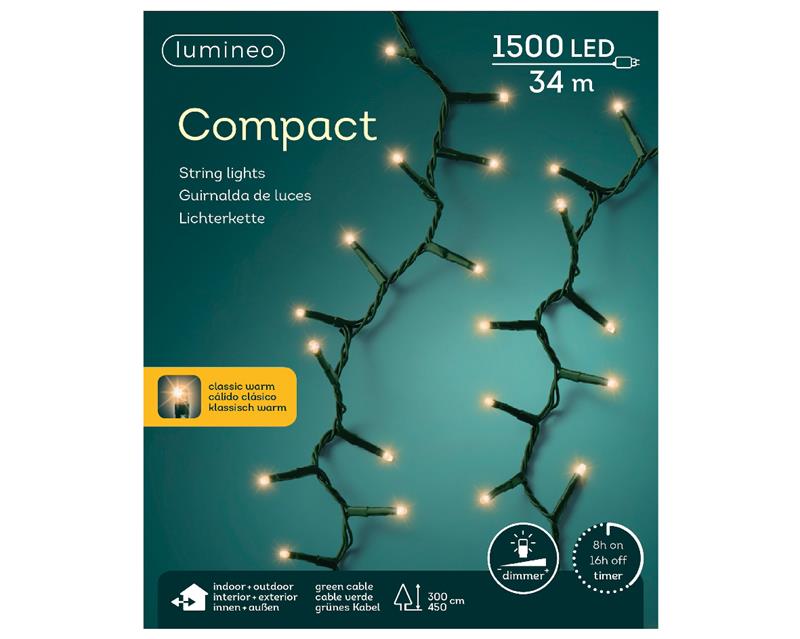 LED Compact lights steady 1500L 34m
