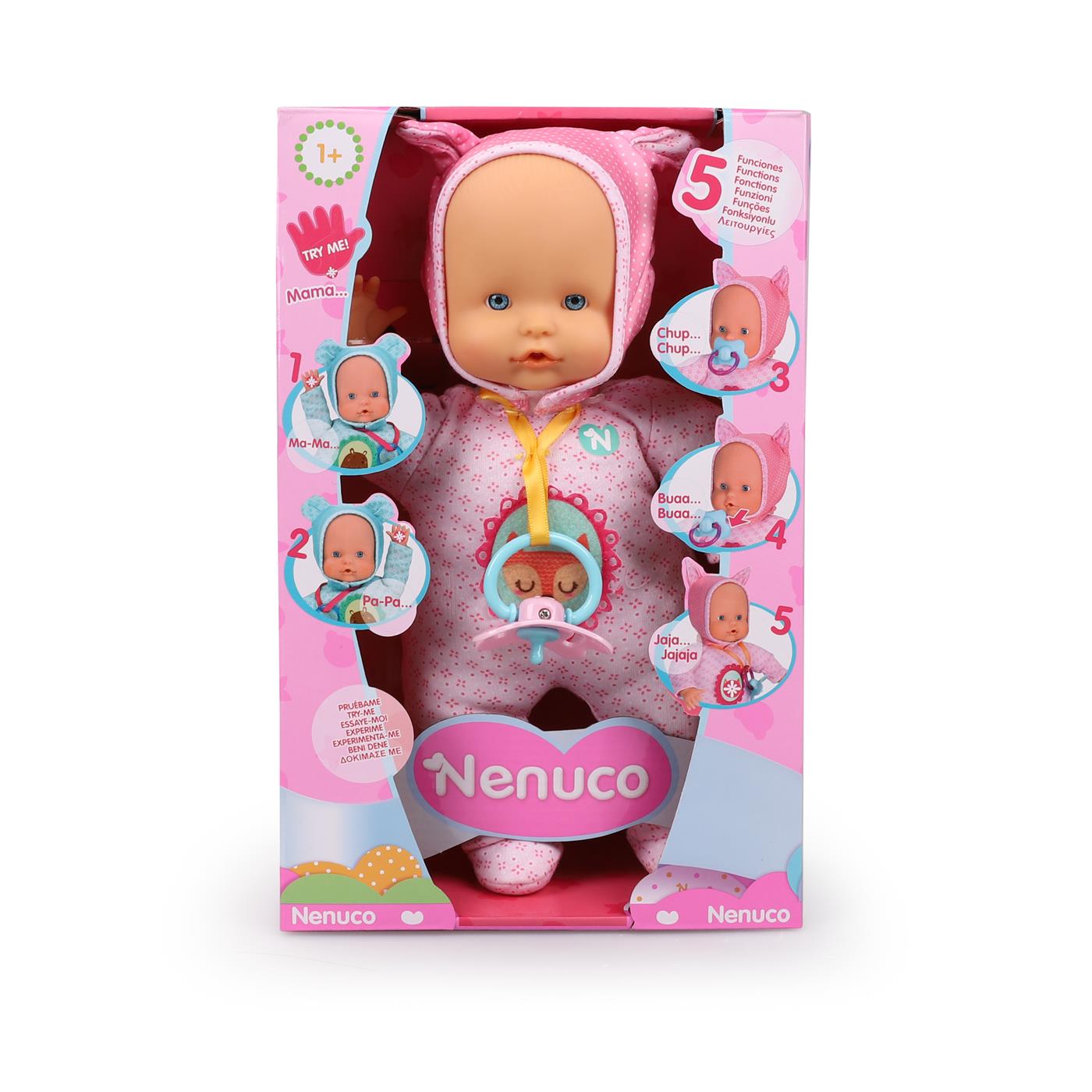 Nenuco zachte babypop 30cm 5 functies