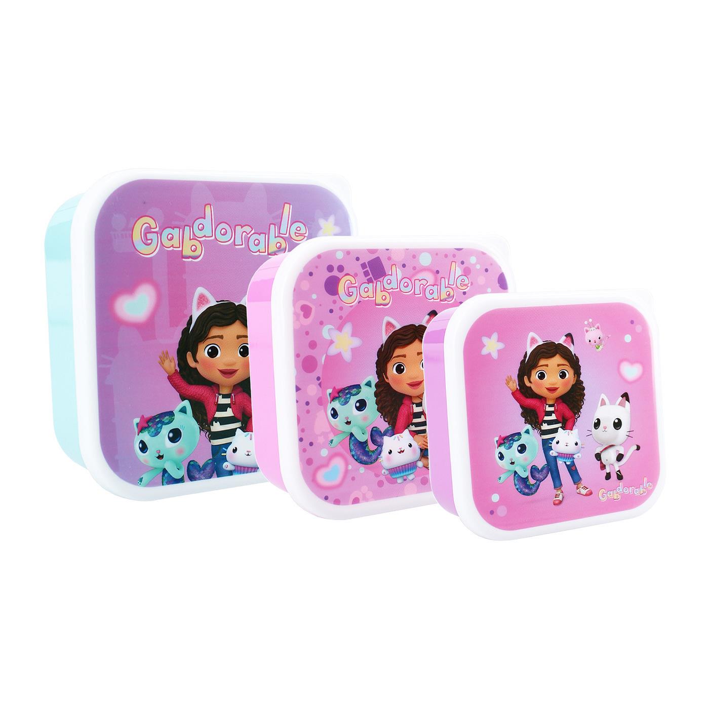 Snackboxset Gabby's Dollhouse 3-delig
