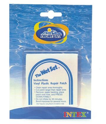 Intex reparatievellen 6 stuk vinyl 7x7cm