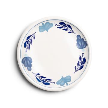 Boerenblauw gebaksbord Ø16cm decor 6st