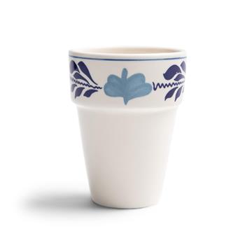 Boerenblauw Melkbeker 0,25L decor 6st