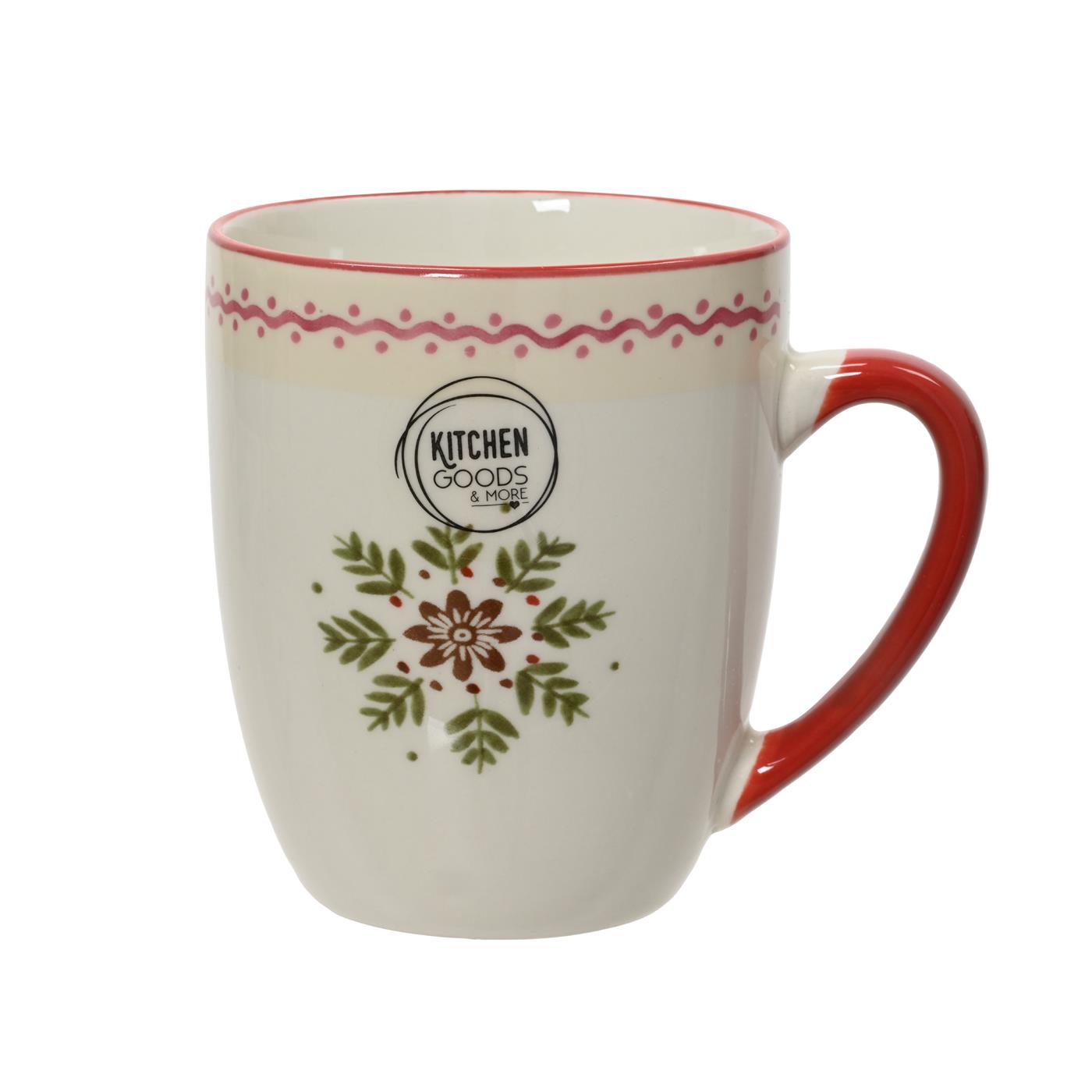 Decoris Kerstmok porselein 300ml