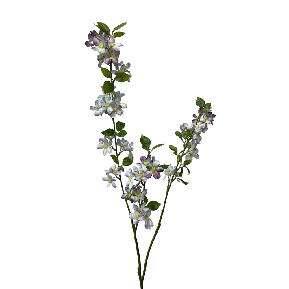 Kunstbloem blossom spray 101cm l. paars