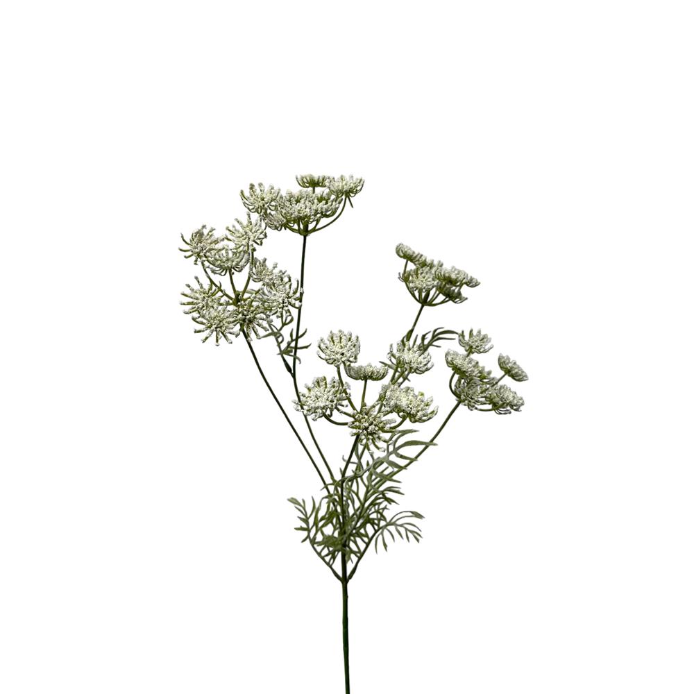 Kunstbloem dille 80cm wit