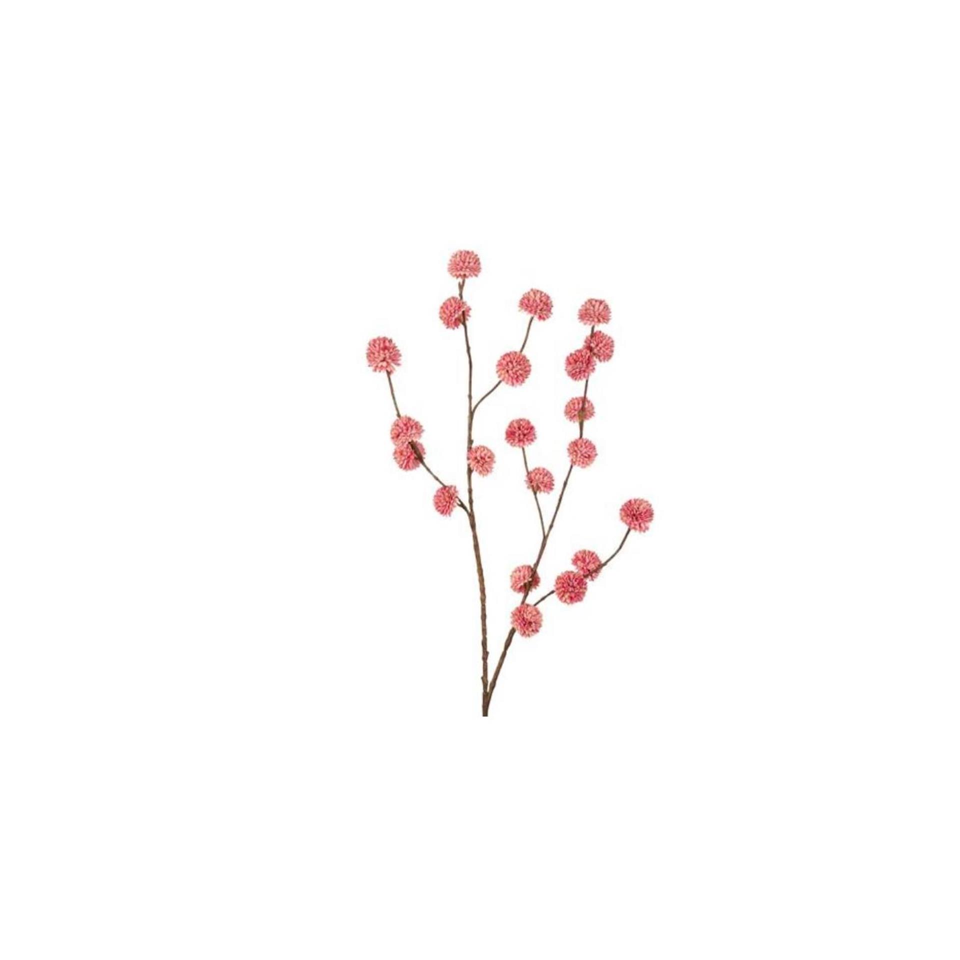 Roberts Collection Kunsttak pompom roze 100cm