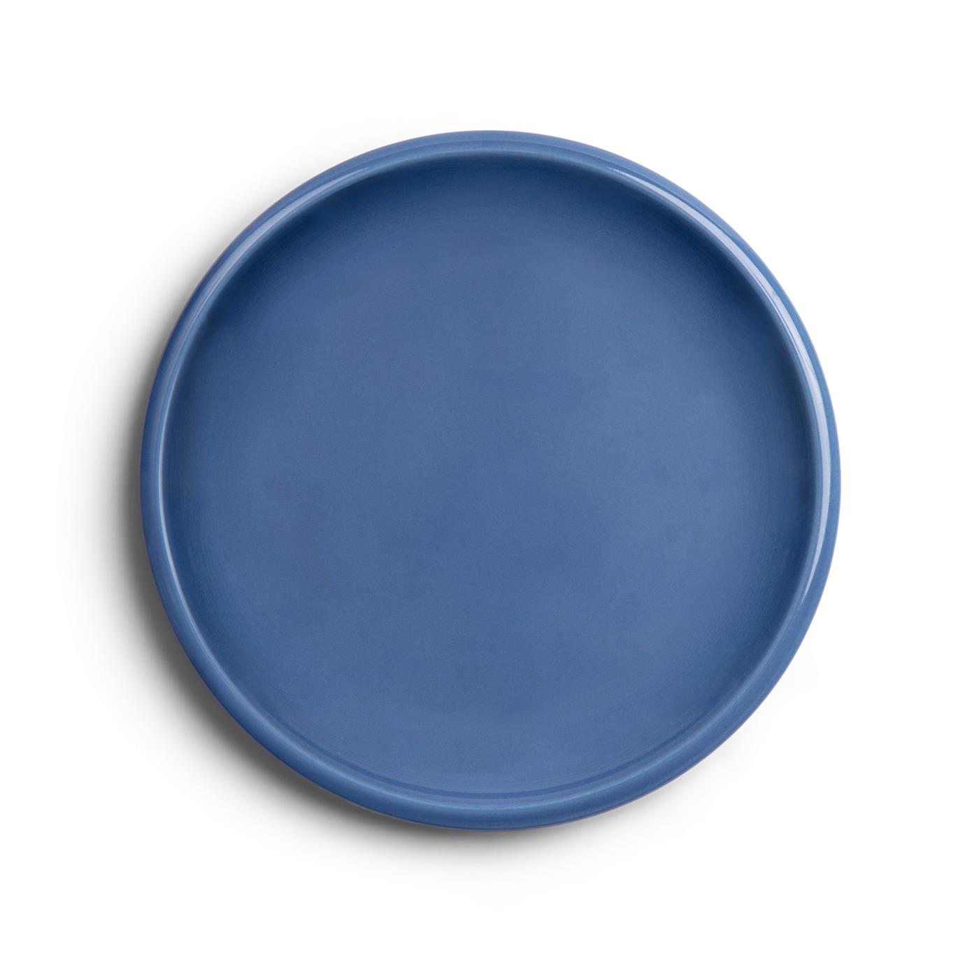 Boerenblauw gebaksbord Ø16cm l.blauw 6st